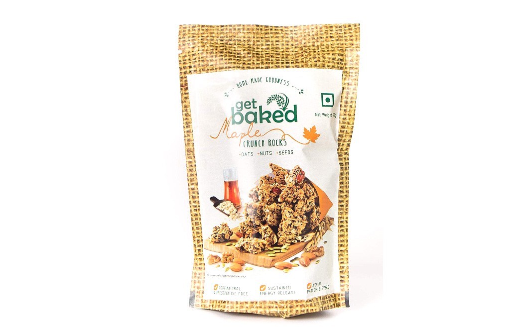 Get Baked Maple Crunch Rocks    Pack  130 grams